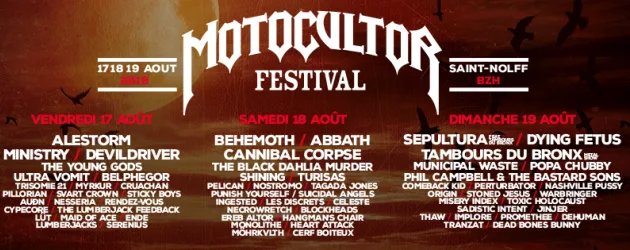 MOTOCULTOR FESTIVAL édition 2018