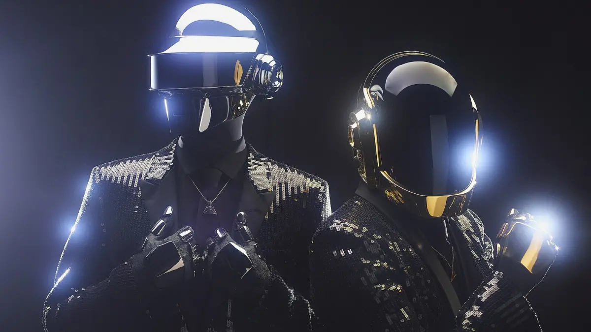 Daft Punk, Thomas Bangalter et Guy-Manuel de Homem-Christo, sur une photo promotionnelle de 2013
