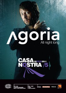 Flyer Agoria Casa Nostra