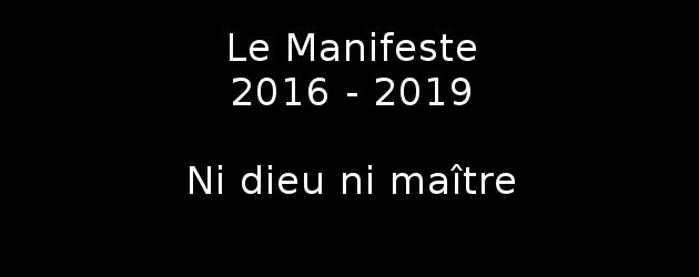 Saez – Ni dieu ni maître (Le Manifeste 2016-2019)