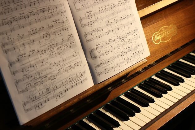 Piano &agrave; queue pour jouer de la musique classique